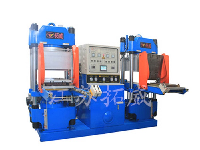  250T全自動(dòng)真空硫化機(jī)新型軌道開(kāi)模